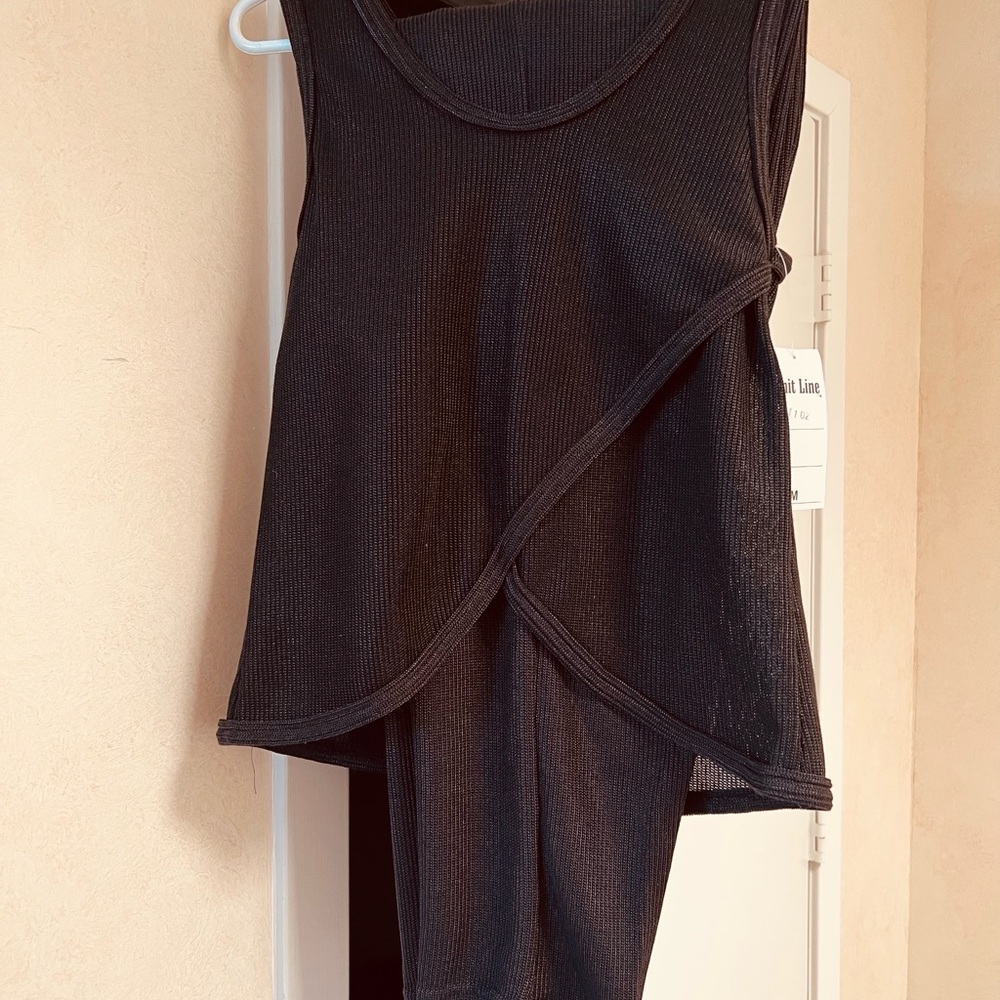 Rich black adorable 2 piece